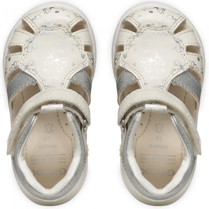 Κοριτσίστικα Μπεμπέ Πέδιλα Geox - Sandal Zapito B556FA C0007 Λευκό