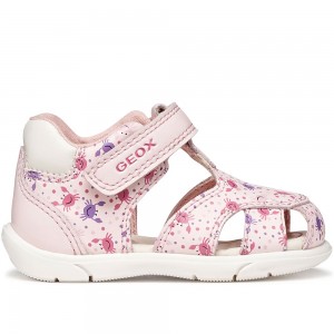 Κοριτσίστικα Μπεμπέ Πέδιλα Geox - Sandal Zapito B556FB C0811 Ροζ