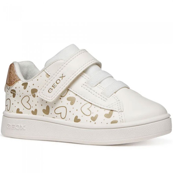 Κοριτσίστικα Sneakers Geox - Eclyper B455MA C0007 Λευκό/Χρυσό Κοριτσίστικα Sneakers Geox - Eclyper B455MA C0007 Λευκό/Χρυσό