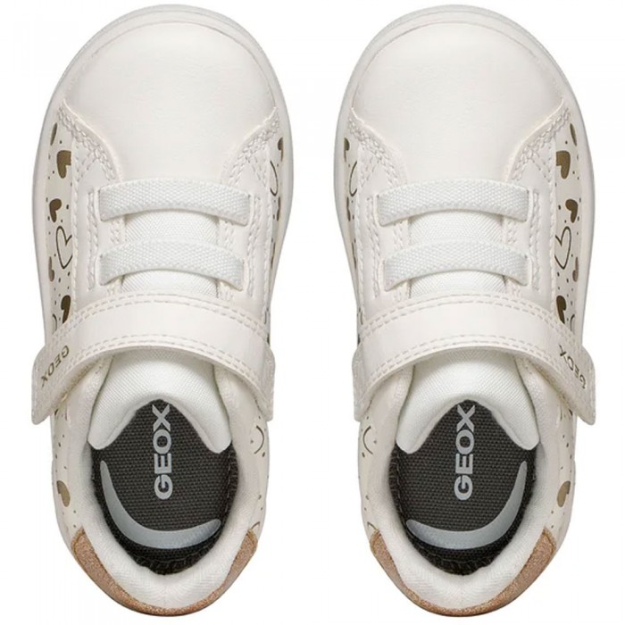 Κοριτσίστικα Sneakers Geox - Eclyper B455MA C0007 Λευκό/Χρυσό Κοριτσίστικα Sneakers Geox - Eclyper B455MA C0007 Λευκό/Χρυσό