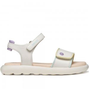 Geox Σανδάλια Puffypop J65MSC C0653 Λευκό