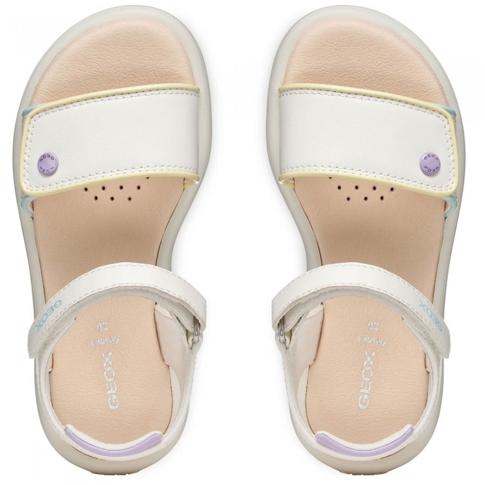 Geox Σανδάλια Puffypop J65MSC C0653 Λευκό