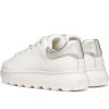 Εφηβικά Sneakers Geox - Puffypop J65MRA C0007 Λευκό/Ασημί