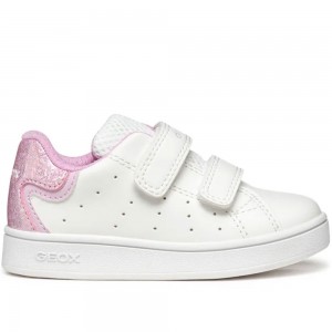 Κοριτσίστικα Sneakers Geox - Eclyper B365MA C0406 Λευκό Ροζ