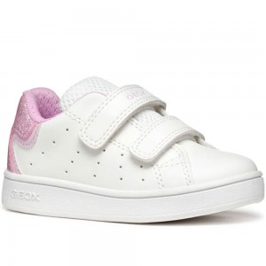 Κοριτσίστικα Sneakers Geox - Eclyper B365MA C0406 Λευκό Ροζ