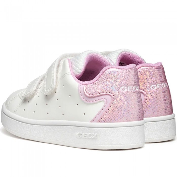 Κοριτσίστικα Sneakers Geox - Eclyper B365MA C0406 Λευκό Ροζ Κοριτσίστικα Sneakers Geox - Eclyper B365MA C0406 Λευκό Ροζ
