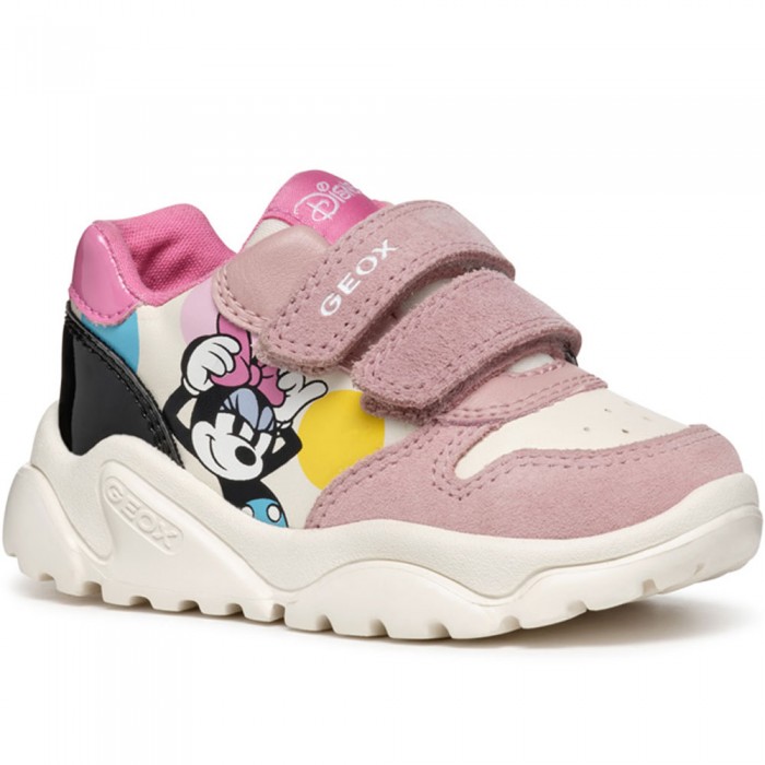 Κοριτσίστικο Sneaker Geox - Minnie Mouse B465QB C1MA8 Ροζ/Λευκό