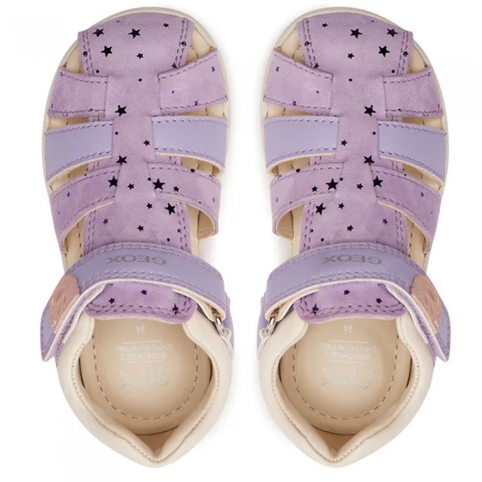 Geox Παπουτσοπέδιλα Sandal Macchia B254WB C8020 Μωβ Geox Παπουτσοπέδιλα Sandal Macchia B254WB C8020 Μωβ