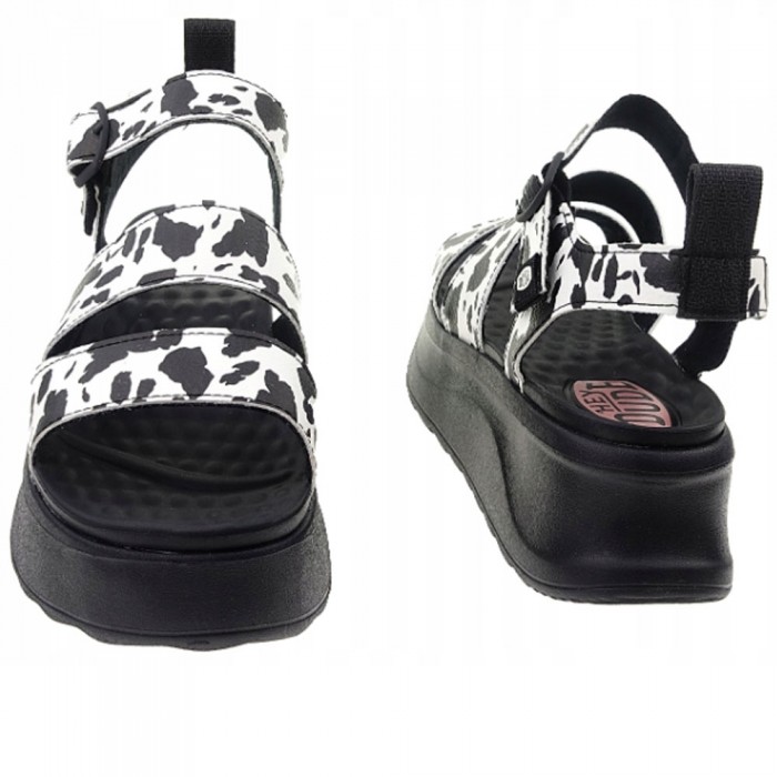 Πέδιλα Hey Dode - Delray Buckle Animal 43199-066 Μαύρο/Λευκό Πέδιλα Hey Dode - Delray Buckle Animal 43199-066 Μαύρο/Λευκό