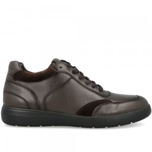 Δερμάτινα Δετά Sneakers Impronte - Stucky Mid IM52053A-030 Καφέ Δερμάτινα Δετά Sneakers Impronte - Stucky Mid IM52053A-030 Καφέ