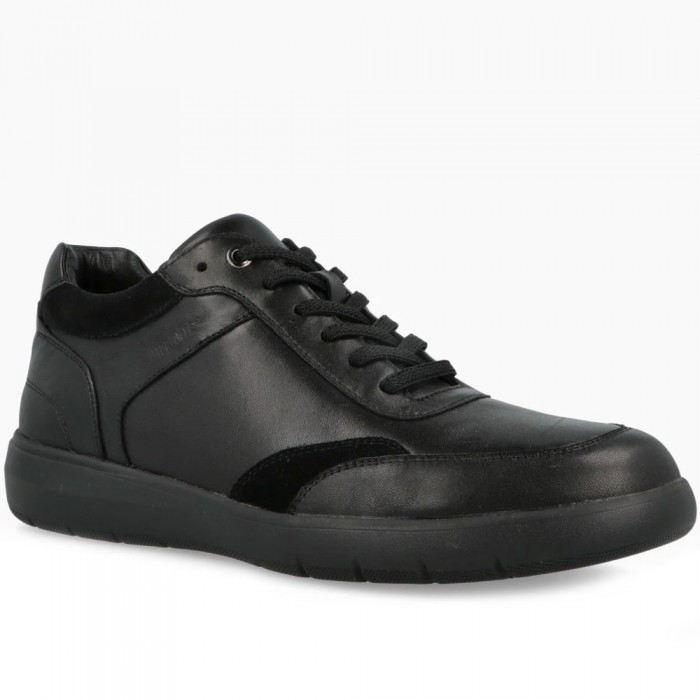 Δερμάτινα Δετά Sneakers Impronte - Stucky Mid IM52053A-062 Μαύρο Δερμάτινα Δετά Sneakers Impronte - Stucky Mid IM52053A-062 Μαύρο