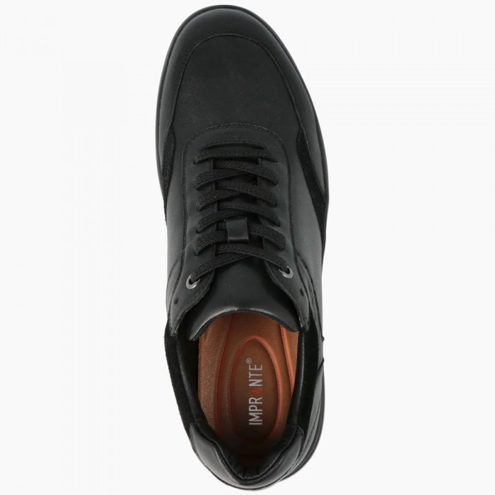 Δερμάτινα Δετά Sneakers Impronte - Stucky Mid IM52053A-062 Μαύρο Δερμάτινα Δετά Sneakers Impronte - Stucky Mid IM52053A-062 Μαύρο
