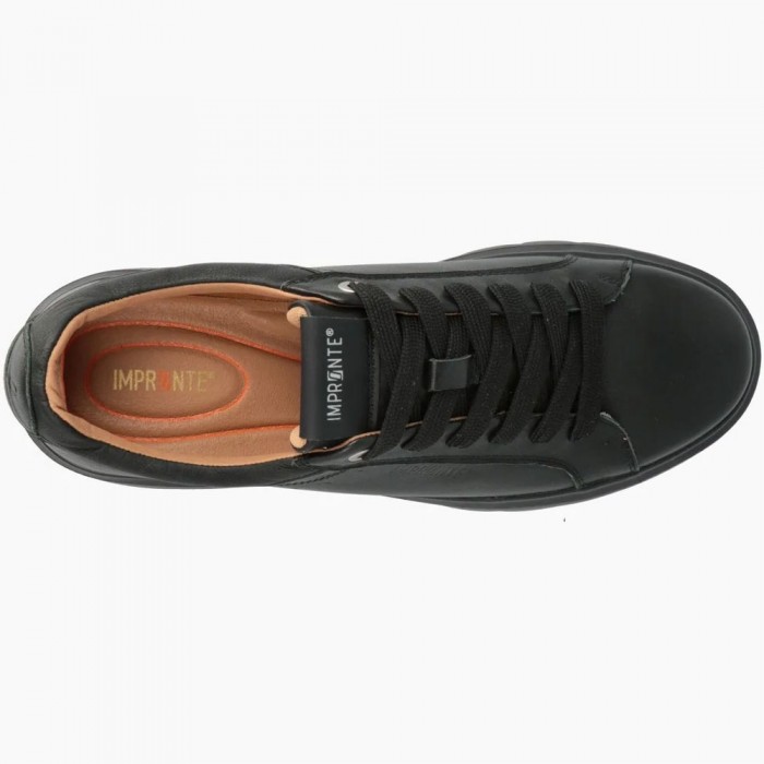 Δετά Δερμάτινα Sneaker Impronte - Venier Derby IM52010A-062 Μαύρο