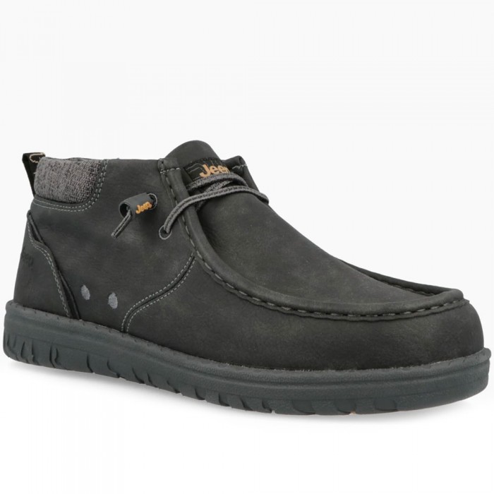 Ημιμποτάκια Jeep -Samoa Wallabee Mid JM52112A-096 Γκρί Ημιμποτάκια Jeep -Samoa Wallabee Mid JM52112A-096 Γκρί