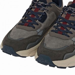 Ανδρικά Δετά Sneaker Jeep - Groove JM52070A-055 Γκρι