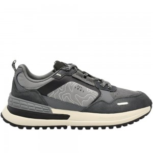 Δετά Sneaker Jeep - Ground JM52080A-056 Γκρι Δετά Sneaker Jeep - Ground JM52080A-056 Γκρι
