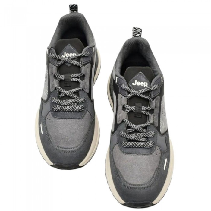 Δετά Sneaker Jeep - Ground JM52080A-056 Γκρι Δετά Sneaker Jeep - Ground JM52080A-056 Γκρι