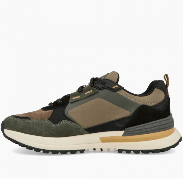 Δετά Sneaker Jeep - Ground JM52080A-866 Χακί Δετά Sneaker Jeep - Ground JM52080A-866 Χακί