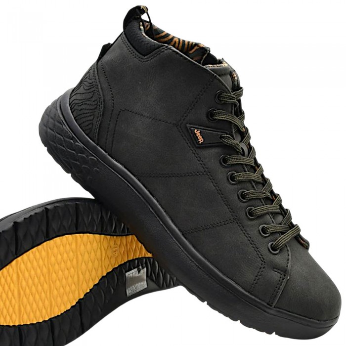 Ανδρικά Casual Μποτάκια Jeep - Kobi Mid JM62062A-062 Μαύρο Ανδρικά Casual Μποτάκια Jeep - Kobi Mid JM62062A-062 Μαύρο