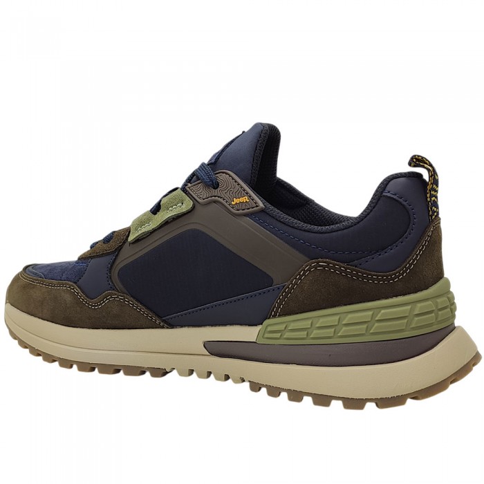 Ανδρικά Δετά Sneaker Jeep - Ground JM62100A-016 Μπλε Ανδρικά Δετά Sneaker Jeep - Ground JM62100A-016 Μπλε