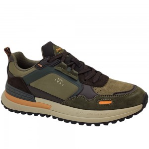 Ανδρικά Δετά Sneaker Jeep - Ground JM62100A-557 Χακί / Καφέ
