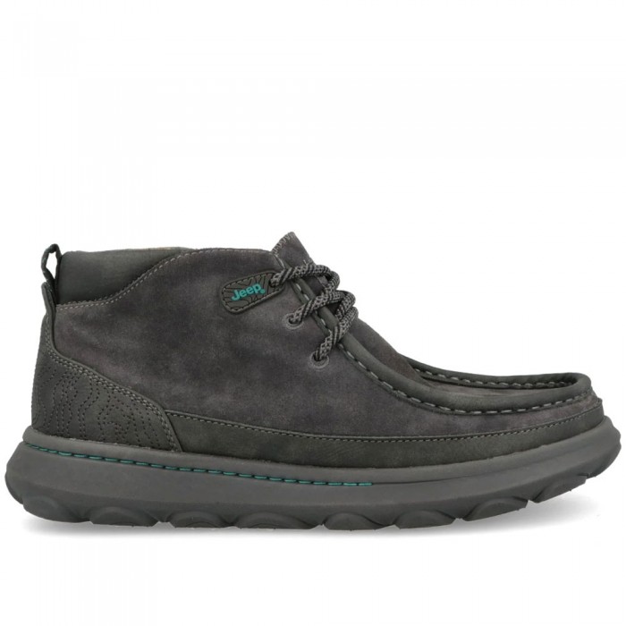Jeep Kauai Walla Mid Ανδρικά Μποτάκια Suede JM62021A-096 Anthracite / Σκούρο Γκρι 