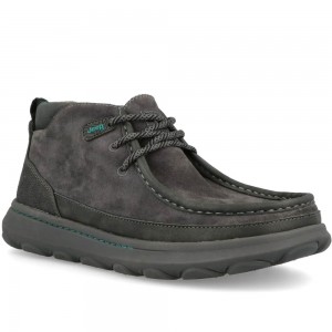 Jeep Kauai Walla Mid Ανδρικά Μποτάκια Suede JM62021A-096 Anthracite / Σκούρο Γκρι 