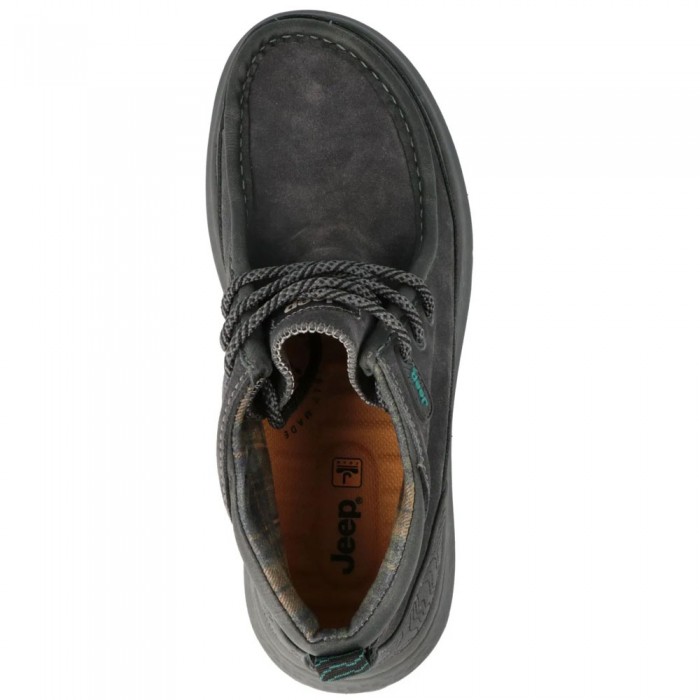 Jeep Kauai Walla Mid Ανδρικά Μποτάκια Suede JM62021A-096 Anthracite / Σκούρο Γκρι 
