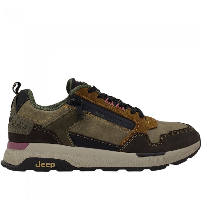 Χειμωνιάτικα Sneakers Jeep - Ontario Zip JM42110A-028 Καφέ