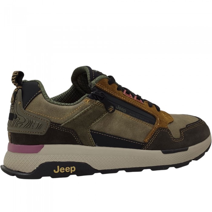 Χειμωνιάτικα Sneakers Jeep - Ontario Zip JM42110A-028 Καφέ