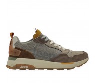 Ανδρικά Sneakers Jeep - Ontario JM41020A-105 Καφέ/Μπεζ