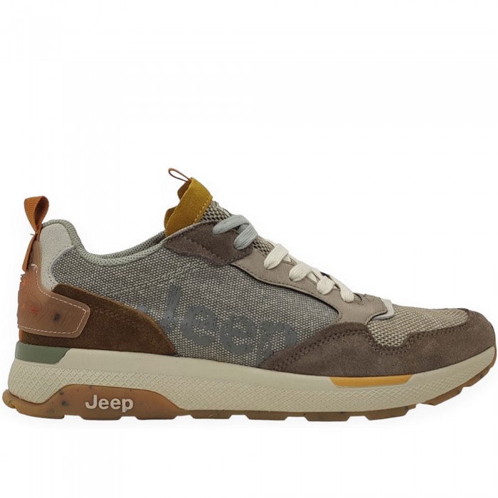 Ανδρικά Sneakers Jeep - Ontario JM41020A-105 Καφέ/Μπεζ