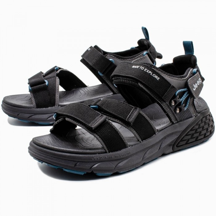 Jeep Groove Sandal Ανδρικά Πέδιλα / Σανδάλια JM51120A-062 Μαύρο Jeep Groove Sandal Ανδρικά Πέδιλα / Σανδάλια JM51120A-062 Μαύρο