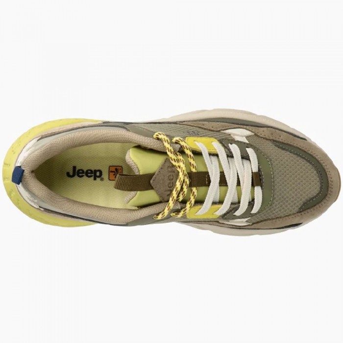 Ανδρικά Δετά Sneaker Jeep - Groove Mesh JM51091A-105 Χακί Ανδρικά Δετά Sneaker Jeep - Groove Mesh JM51091A-105 Χακί