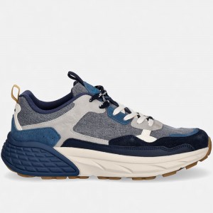 Ανδρικά Δετά Sneaker Jeep - Groove Canvas JM61002A-016 Μπλε