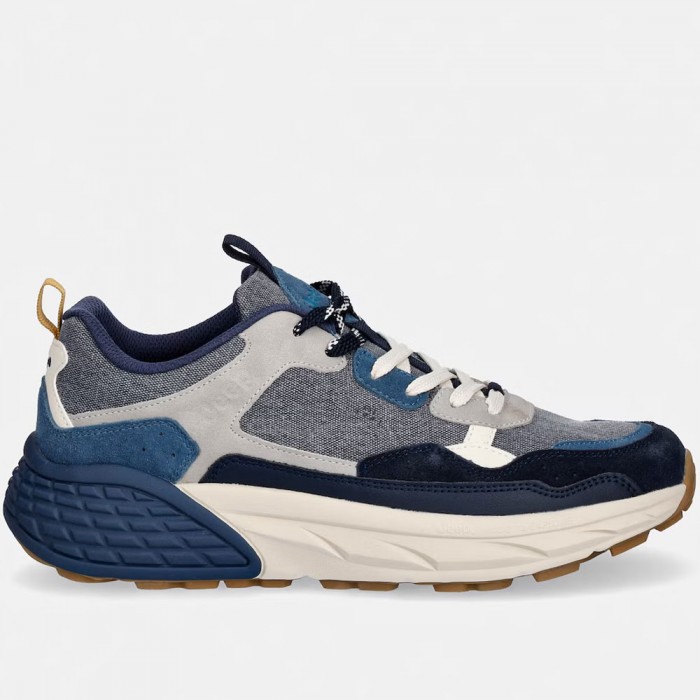 Ανδρικά Δετά Sneaker Jeep - Groove Canvas JM61002A-016 Μπλε