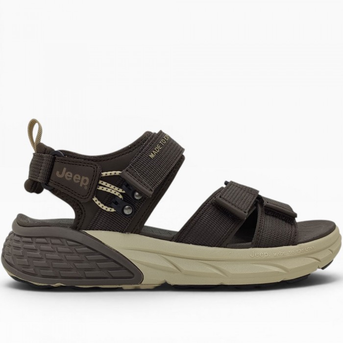 Jeep Groove Sandal Ανδρικά Πέδιλα / Σανδάλια JM61130A-030 Καφέ