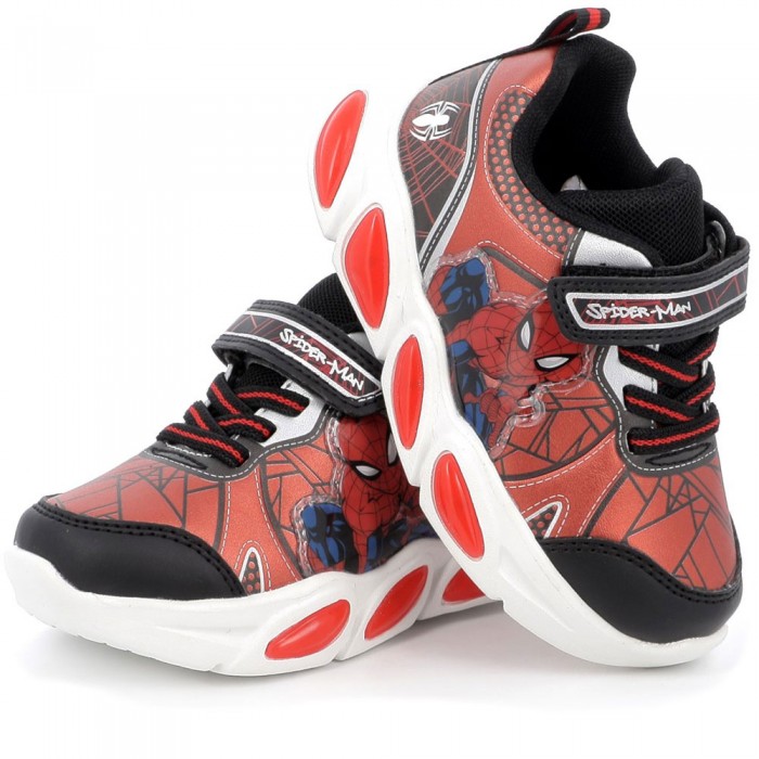 Αθλητικά Spiderman Με Φωτάκια Modum SP014135 Κόκκινο/Μαύρο