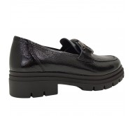 Loafers Chunky Λουστρίνι Δέρμα Ragazza 0479 Μαύρο/Λουστρίνι