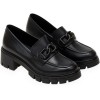 Δερμάτινα Loafers Chunky Ragazza 0751 Μαύρο