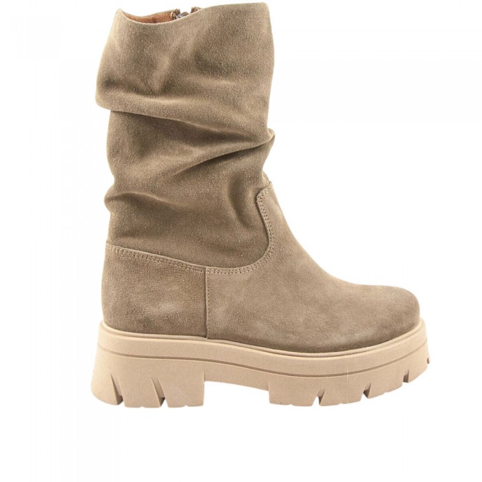 Καστόρινες Μπότες Με Σούρα Ragarazza 0256 Πούρο