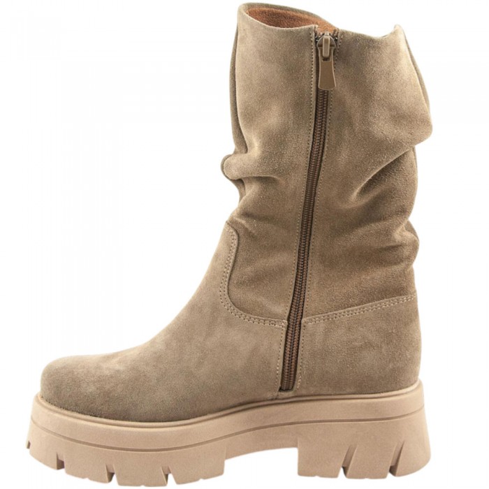 Καστόρινες Μπότες Με Σούρα Ragarazza 0256 Πούρο