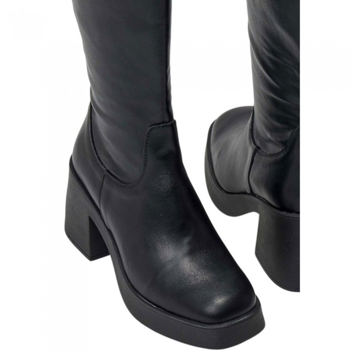 Μπότες Με Τακούνι Ragazza 0477 Μαύρο