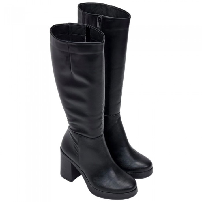 Μπότες Με Τακούνι Ragazza 0638 Μαύρο