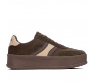 Refresh Γυναικεία Sneaker με Δίπατη Σόλα & Memory Foam 176234 Χακί / Μπεζ