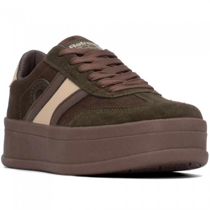 Refresh Γυναικεία Sneaker με Δίπατη Σόλα & Memory Foam 176234 Χακί / Μπεζ