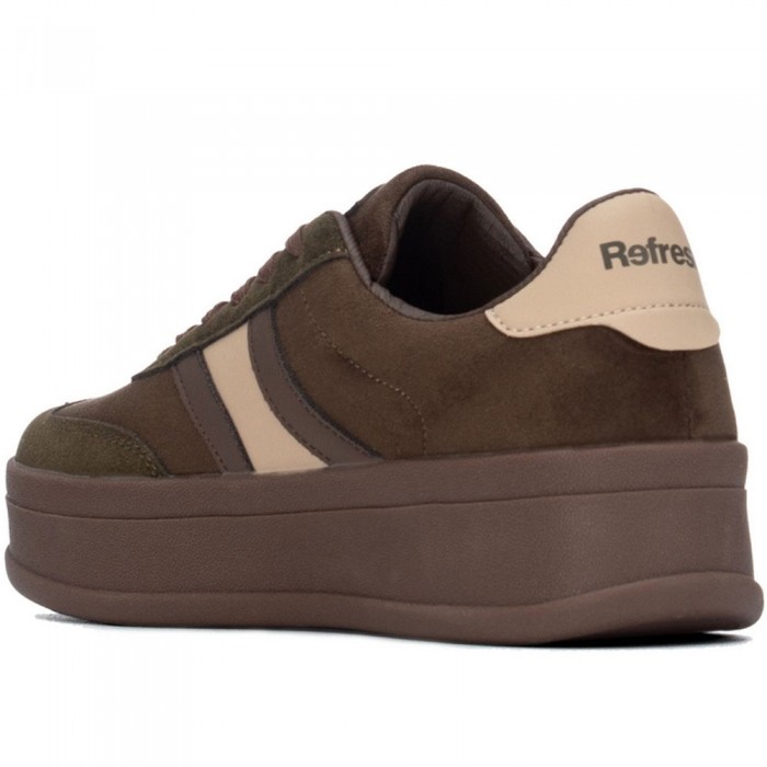Refresh Γυναικεία Sneaker με Δίπατη Σόλα & Memory Foam 176234 Χακί / Μπεζ
