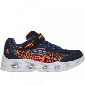 Αθλητικά Με Φωτάκια Skechers - Zorento 400603L/BBOR Μαύρο/Πορτοκαλί