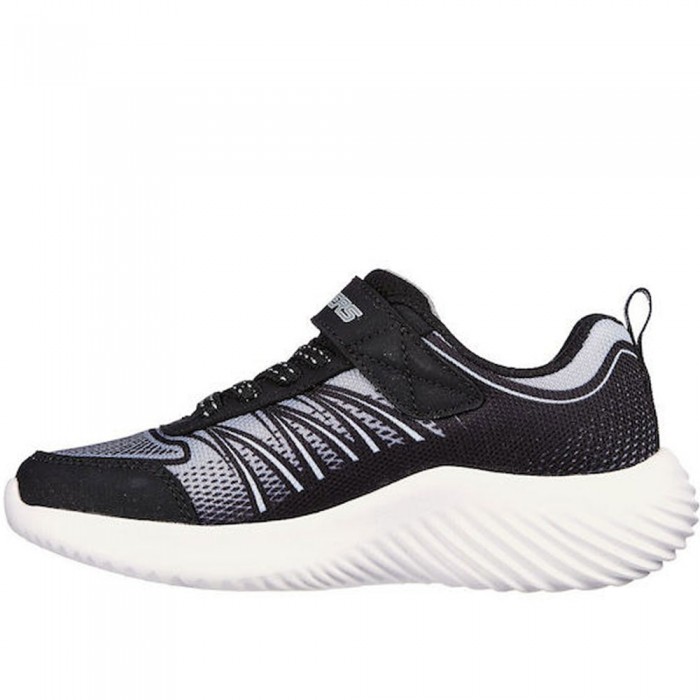 Αθλητικά με Αυτοκόλλητο Skechers Bounder Zatic 403737L/BKSL Μαύρο/Γκρι