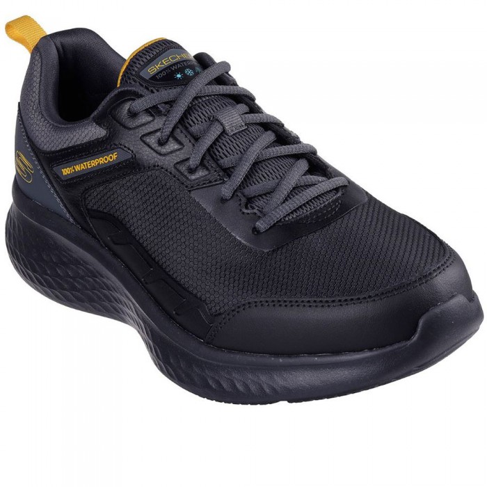 Αδιάβροχα Δετά Sneakers - Waterproof Leather Lace Up 232958/BKCC Μαύρο Αδιάβροχα Δετά Sneakers - Waterproof Leather Lace Up 232958/BKCC Μαύρο